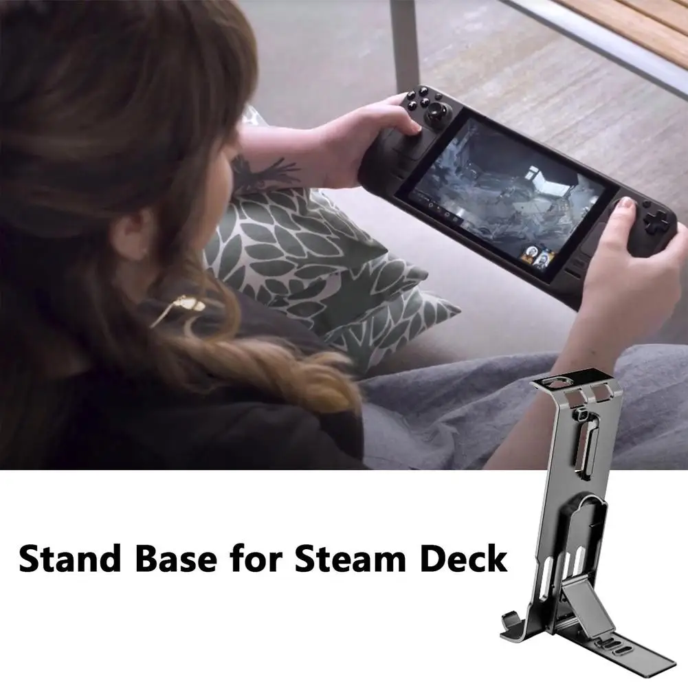 

Portable Holder Stand SD Bracket 3-speed Adjustment Cable Management Buckle Compatible For Steam Deck Host