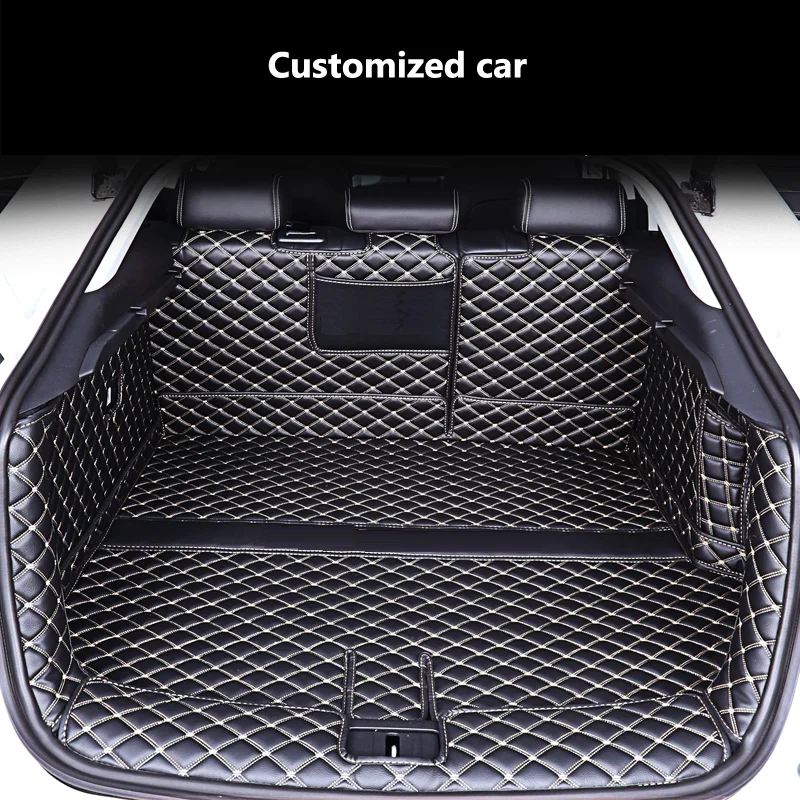 

Dedicated For Changan cs85 trunk mat full surround cs85 Cargo Liner Leather Pet Mat Carpets Kit car's rear trunk cushion
