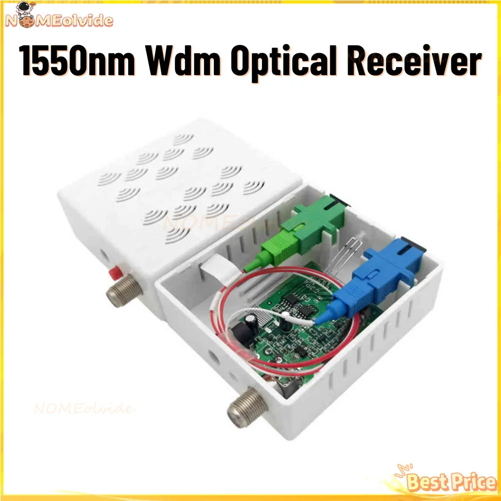 Оптический приемник Catv Wode Mini Ftth 45-1150 МГц FTTH оптоволоконный преобразователь 1550 Нм