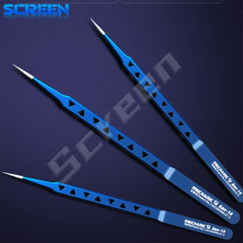 

Механические пинцеты из углеродистой стали AAC-14 для ремонта мобильных телефонов