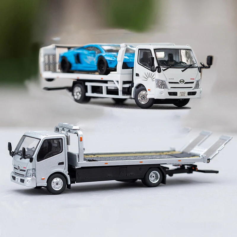 

Настольные украшения Gcd Hino 300 автомобиль для прохождения дорог 1: 64 инженерный прицеп модель автомобиля из искусственного сплава коллекцион...