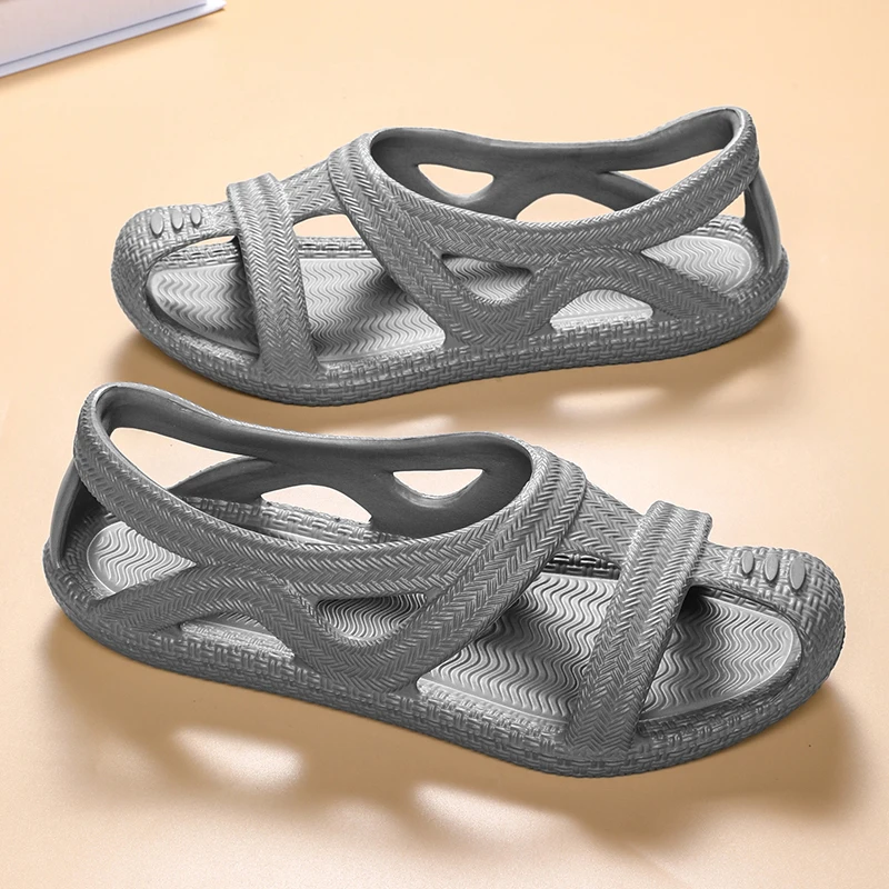 Сандалии мужские из ЭВА простые повседневные шлепанцы универсальные