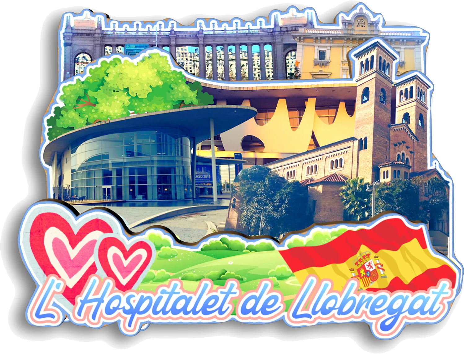 Магнит на холодильник Испания