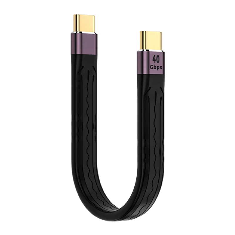 Короткий USB C кабель папа к FPC Thunderbolt 4 USB4.0 PD 100 Вт Быстрая зарядка 8K видео 40 Гбит/с