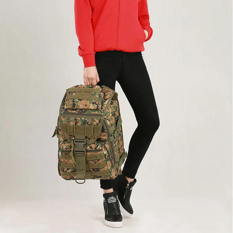 

Outdoor Backpack 40L Military Backpack 800D Waterproof Tactical Army Molle Assault Rucksack 3P Backpacks Camping Hunting Bag