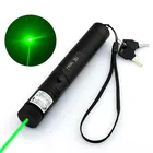 Лазерная указка, 5 мВт, мощный зеленый лазерный прицел, мощный лазерный измеритель, 532 нм, зеленая лазерная ручка
