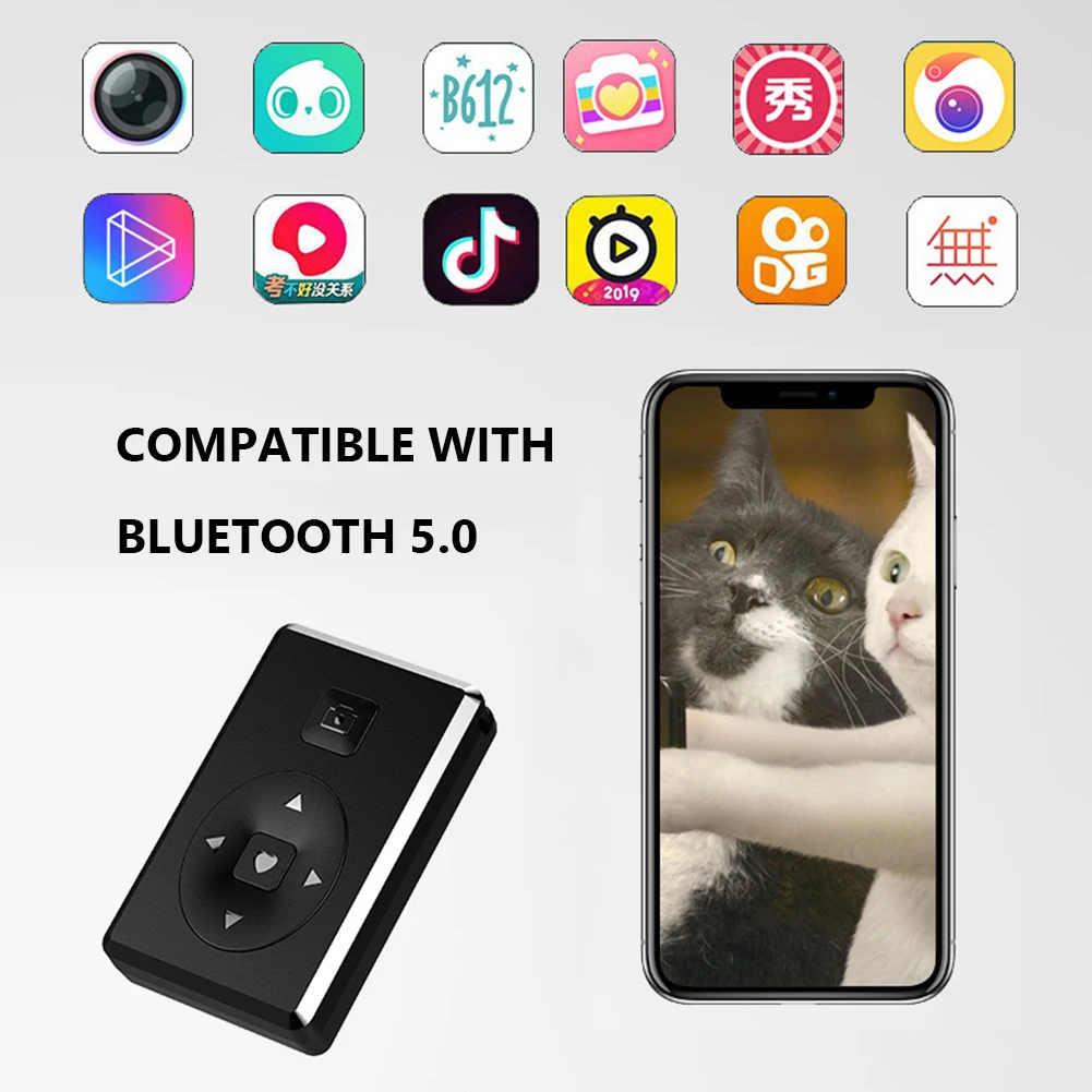 

Пульт дистанционного управления жалюзи Музыка Медиа Воспроизведение беспроводной G1 смартфон Bluetooth-совместимый переключатель личный фотоа...