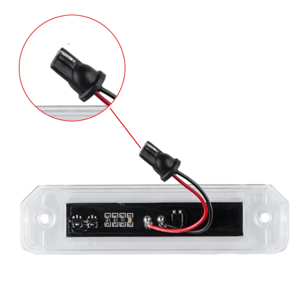 12 В 2 шт. автомобильная флейта Освещение номерного знака для Honda Civic Coupe Sedan 34100S04A01