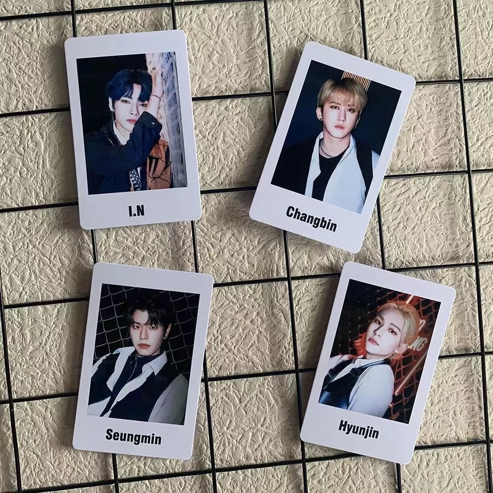 

8pcs/Set Kpop Stray Kids SKZ Photocard Polaroid New Album ALL IN Photo Cards Postcard Felix Hyunjin Lee Know Bang Chan Fotocards