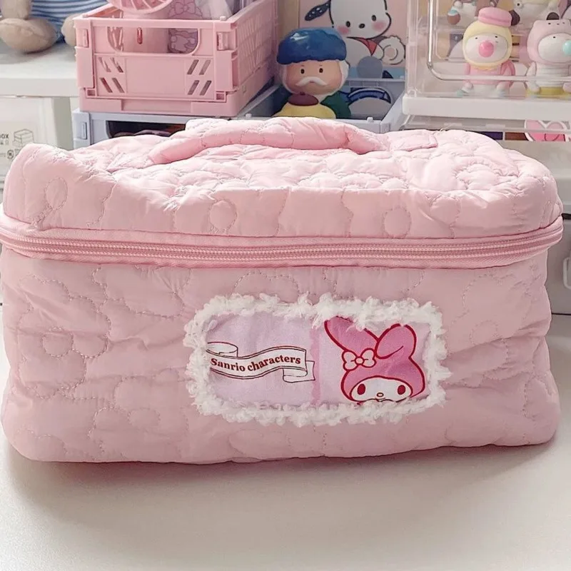 

Sanrio косметичка Hello Kitty Melody Yugui Dog большая емкость сумка для хранения косметики Милая Высококачественная прочная сумка для хранения