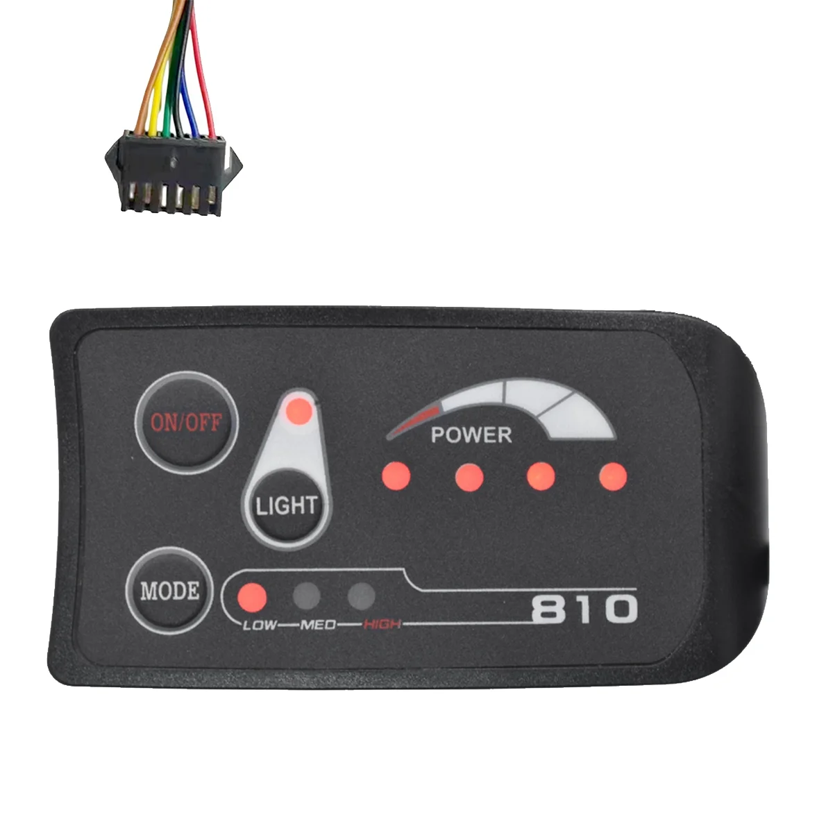 

Измеритель яркости для электровелосипеда S810, IP65, 36 В, UART (SM 6PIN)