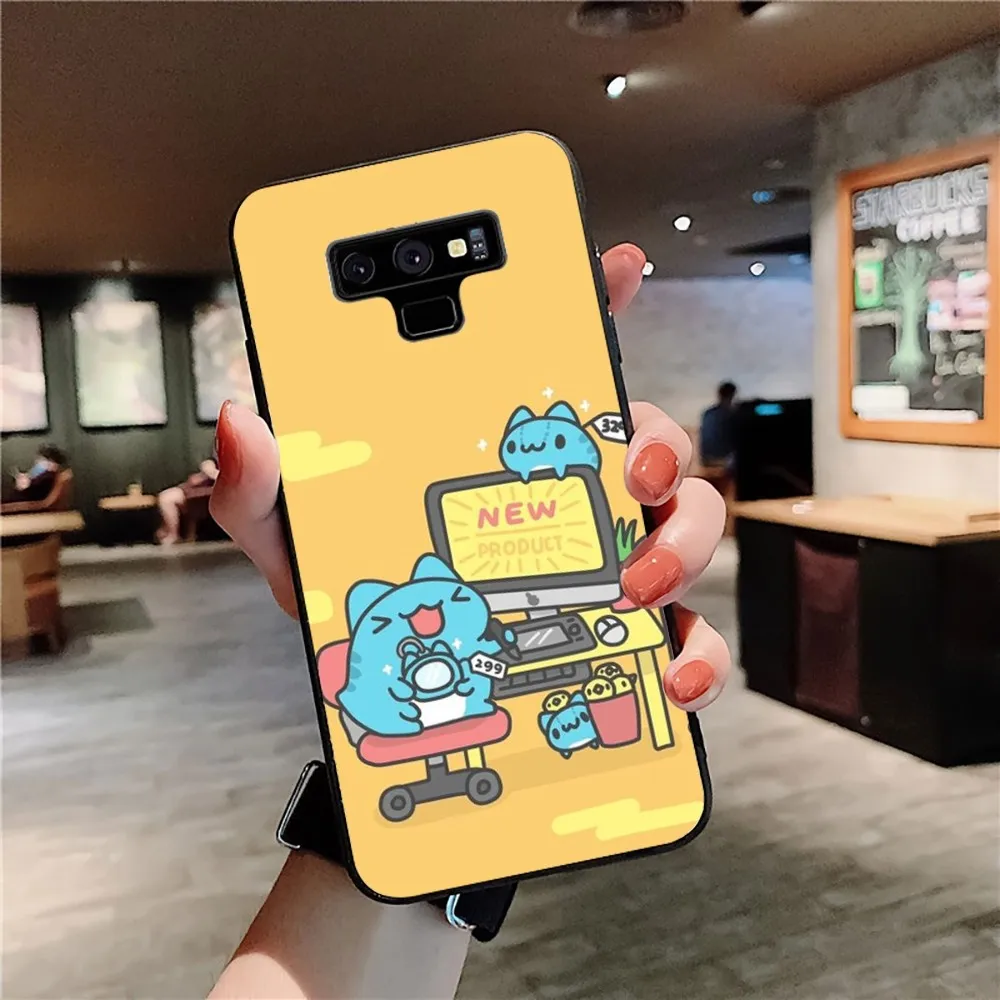 Чехол для телефона с рисунком Bugcat Capoo Samsung Note 8 9 10 20 pro plus lite M 11 30 21 31 51 A 22 42 02 03