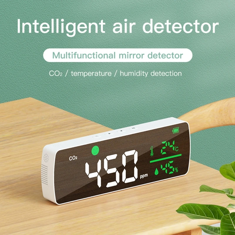 

CO2 Monitor Wall Mount CO2 Meter for Rooms Offices Classrooms Carbon Dioxide