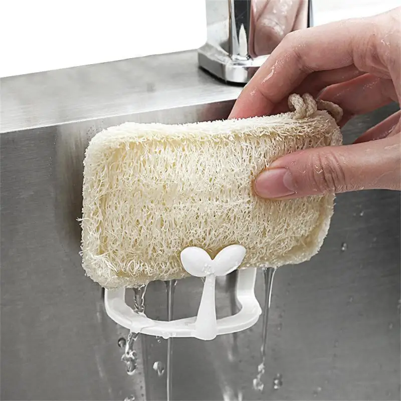 

Non-toxic Sponge Storage Tasteless Sink Drain Drying Rack Simple Delicate Durable Sink Sponge Holder Kitchen Sucker