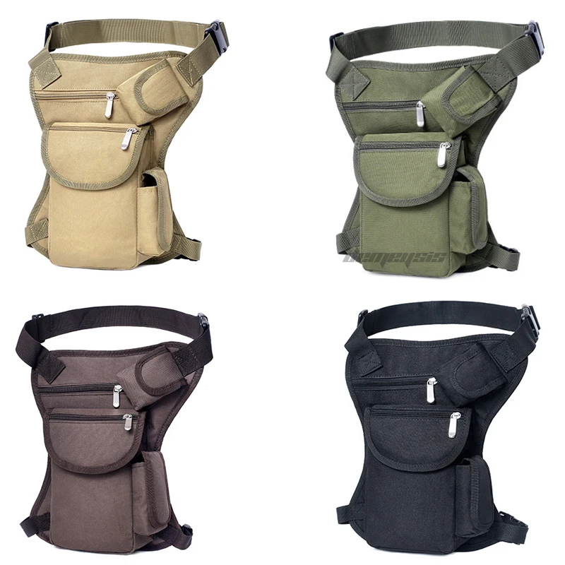 

Military Waist Thigh Bags Durable Army Tactical Combat Sports Drop Leg Bag Outdoor Motorcycle Rider Bag Hip Bum Waist Fanny Pack
