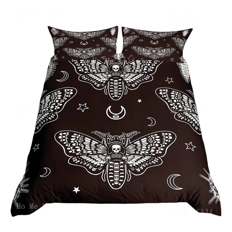 Комплект постельного белья для мальчиков с изображением черепа и Луны