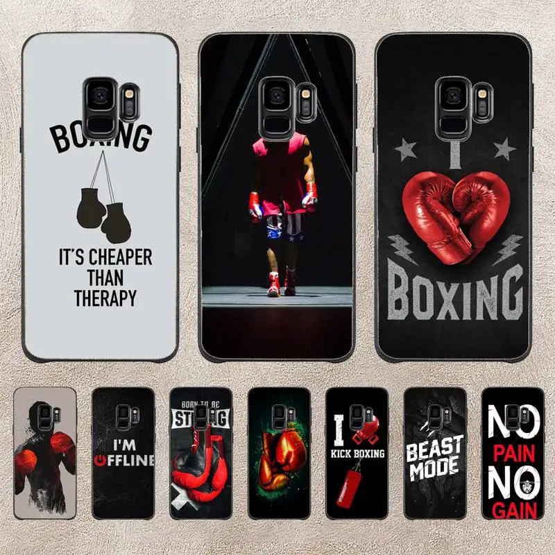 

I Love Kick Boxing Phone Case For Samsung Galaxy S6 S7 Edge Plus S9 S20Plus S20ULTRA S10lite S225G S10 Note20ultra Case