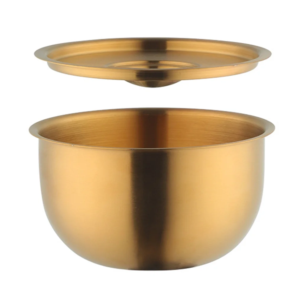 

1Pc Egg Custard Steam Bowl Toddlers Feeding Stainless Steel Bowl Metal Stew Bowl Japanese Large Bowl