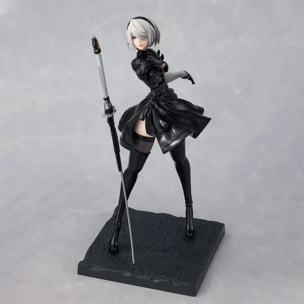 В наличии оригинальный FuRyu TENITOL NieR:Automata 2B YoRHa No. 2 Type B Фигурка Аниме 22 см ПВХ Модель Коллекционные игрушки для мальчиков (art.: 3920cd6811ea0) - 3920cd6811ea0