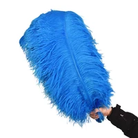 lake blue ostrich feathers for decoration 15 70cm long ostrich feather centerpieces decorative handicraft accessories needlework
