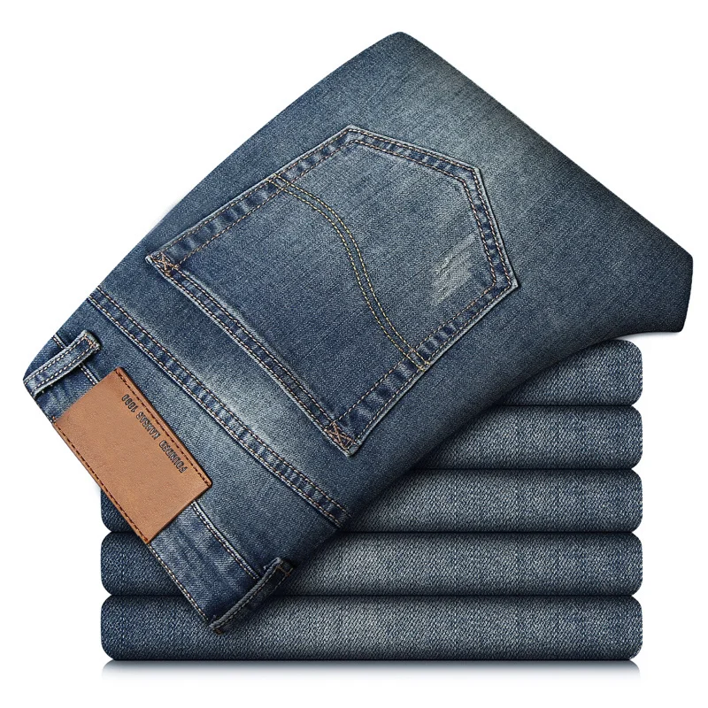 

Men'S Classic Jeans Jean Homme Pantalones Hombre Men Spijkerbroek Mannen Soft Black Biker Masculino Denim Overalls Mens Pants