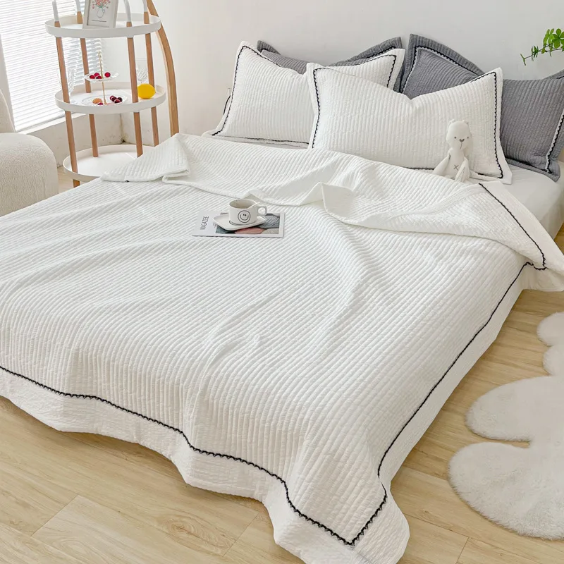 Корейское летнее одеяло милое стеганое тонкое принцессы из хлопчатобумажной