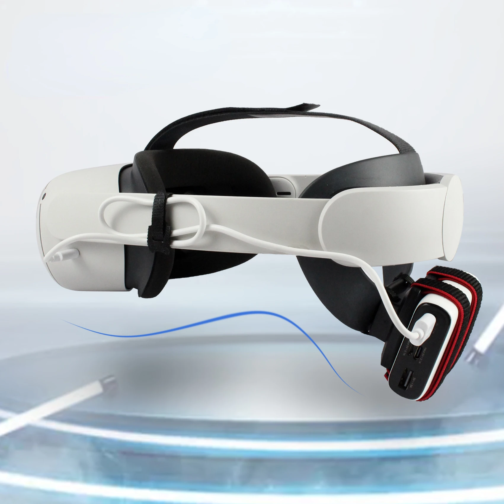 Повязка на голову батарея задняя зажим держатель для Oculus Quest 2 мета-квест 3 Внешний