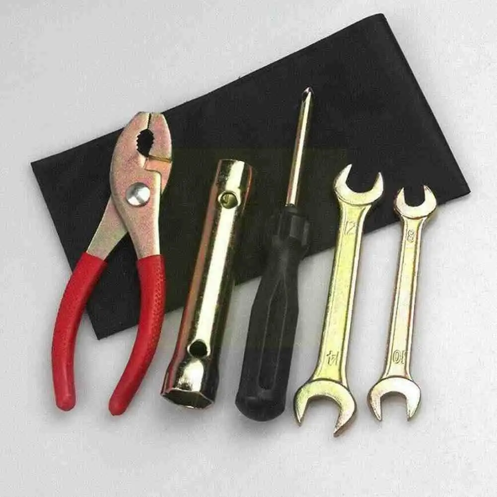 

New Motorcycle Tool Kit Spanner / Wrench / Screwdriver Pliers Motorcycle Bag Kit / High-quality Alloy W/storage Aluminum To C2u8