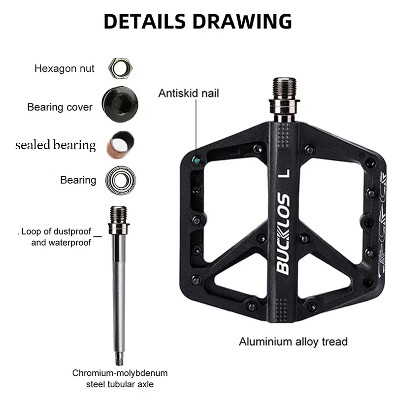 Велосипедные педали с герметичным подшипником педаль платформы MTB для горного