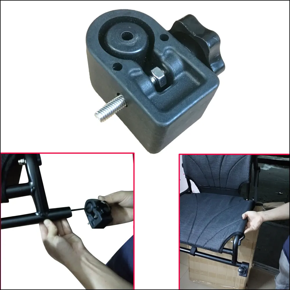 Canoe Seat Foot Bracket Fixing Secure Fastener Chair Supporter Replacement