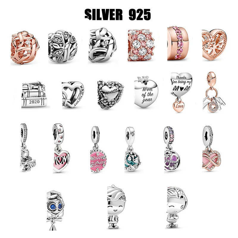 2024 очаровательные Роскошные бусины из бутика Женская Роскошная подвеска чистого