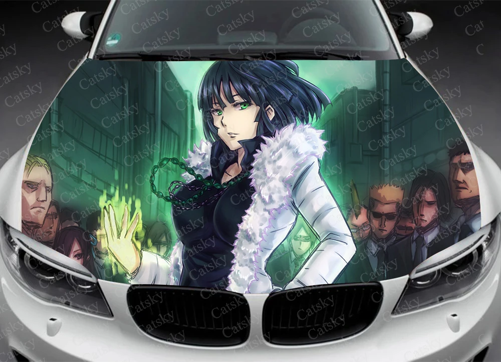 

Аниме наклейка на автомобиль Fubuki, Виниловая наклейка, Обложка, узор, упаковка, наклейка, индивидуальный дизайн «сделай сам», наклейка на капот, двигатель