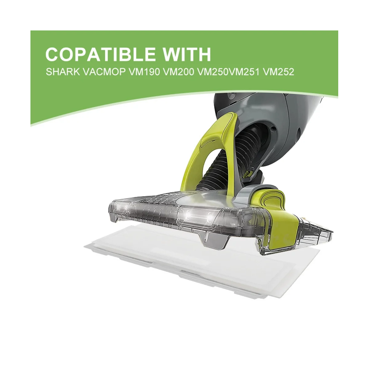 Сменная накладка для вакуумной швабры твердого пола 20 шт. VACMOP VM252 VM205 VM190 VC205