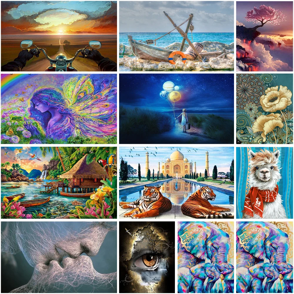 

Алмазная 5D мозаика «сделай сам», Набор для вышивки крестиком с изображением животных, мозаика из страз, украшение для дома, подарок