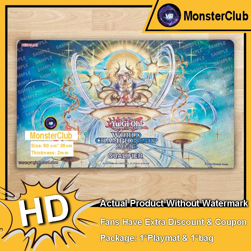 Фото YuGiOh Playmat Azamina TCG CCG Коврик для настольной игры Коллекционный коврик для карточных игр Аниме Резиновый игровой коврик для мыши Сумка 600x350x2 мм №1