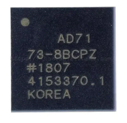 

AD7173-8BCPZ Low Power 8-/16-Channel 31.25 kSPS 24-Bit Highly Integrated Sigma-Delta ADC