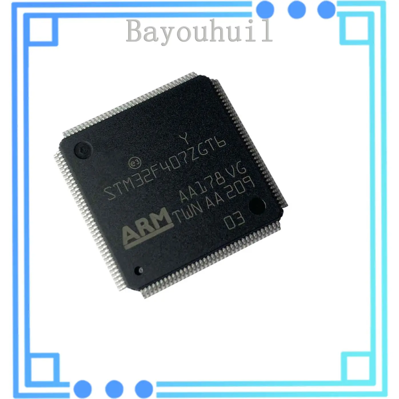 

5PCS New Original Authentic STM32F407ZGT6 GD32F407ZGT6 LQFP144 Microcontroller 32-bit