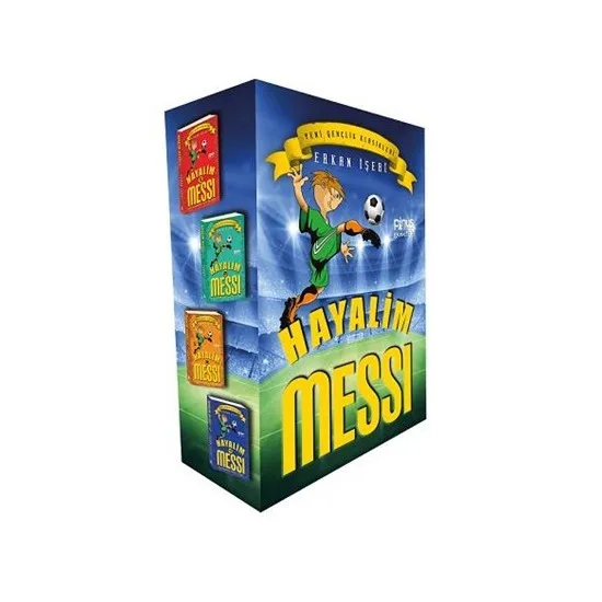 

Dream Messi Kit (4 Book Boxed) Erkan İşeri Turkish Books Novel
