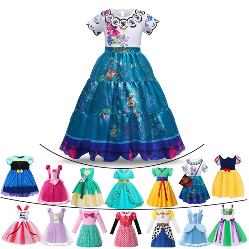 Косплей 2 3 4 5 6 лет Одежда принцессы для маленьких девочек Детское платье Аладдина