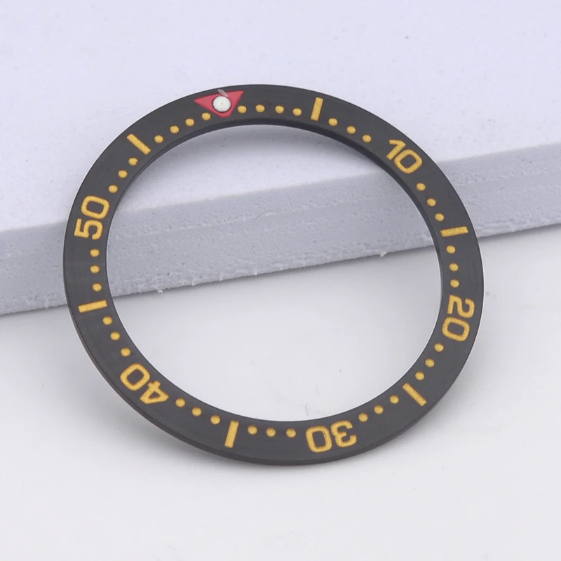 38mm Steel Watch Bezel Insert Ring Fit  SPB185 SPB187 Watch Case Bezel Men's Watch Replacement Part Accessories