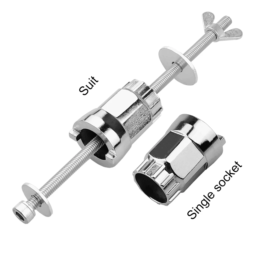 

Bicycle Freehub Body Remover Bike Hubs Tower Base Slotted Socket Wrench Install Disassembly Removal Cycling Bike Repair Tools