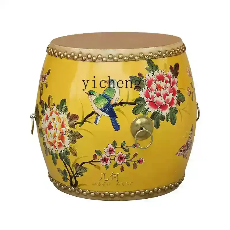 Zz табурет для пеленания обуви из цельного дерева воловьей кожи равномерный стул