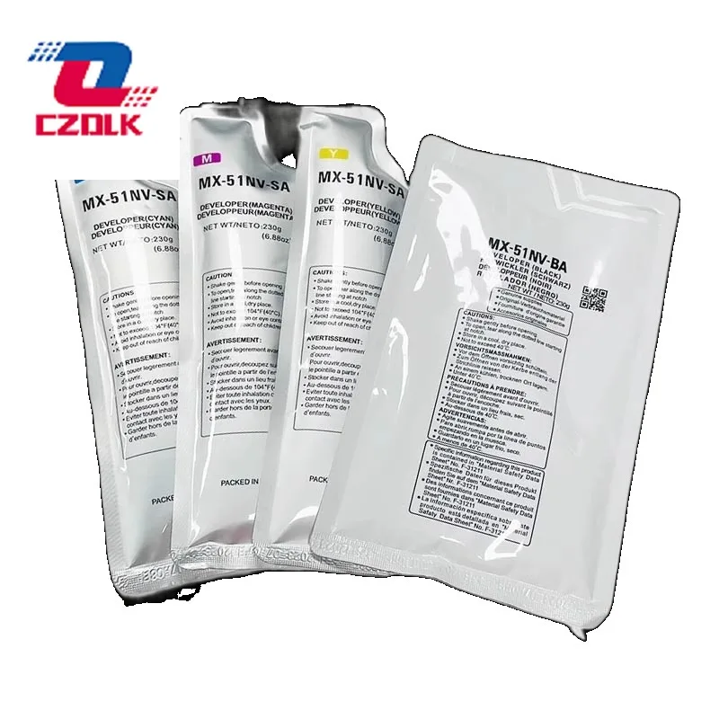 1 X новый совместимый проявитель MX-51 для Sharp MX4128 5128 4148 5148 230 г/шт. порошка
