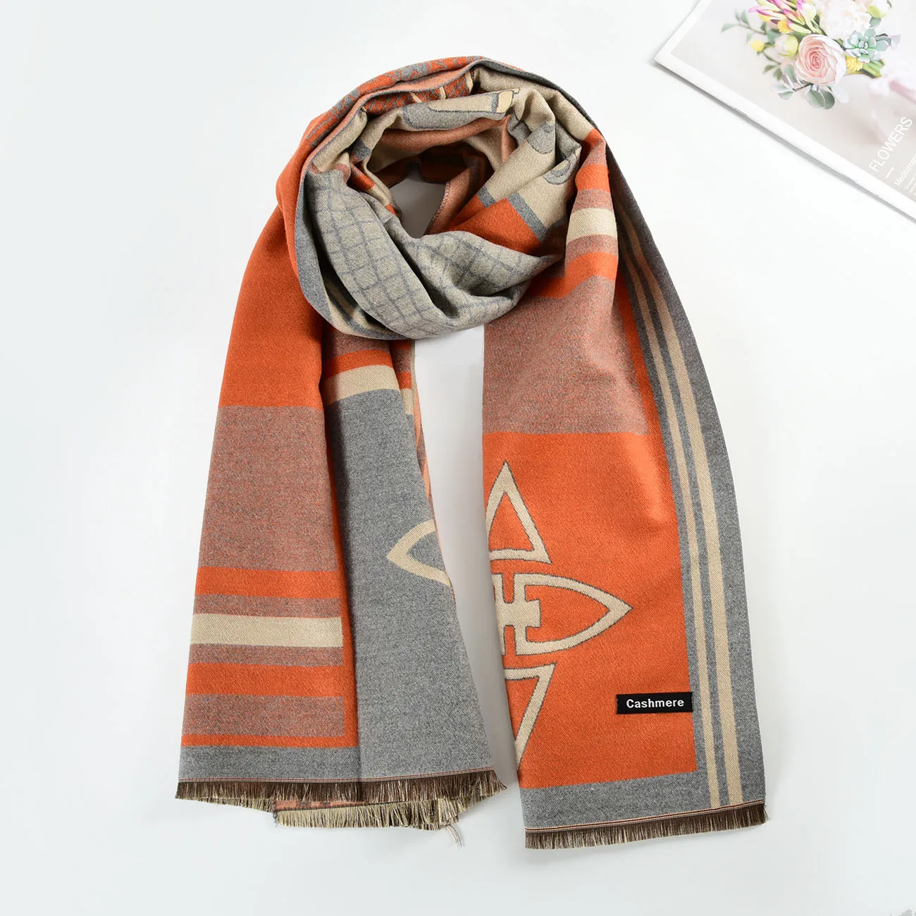 

Winter scarf Thickened for men and women to keep warm in Winter birthday gift Korean shawl