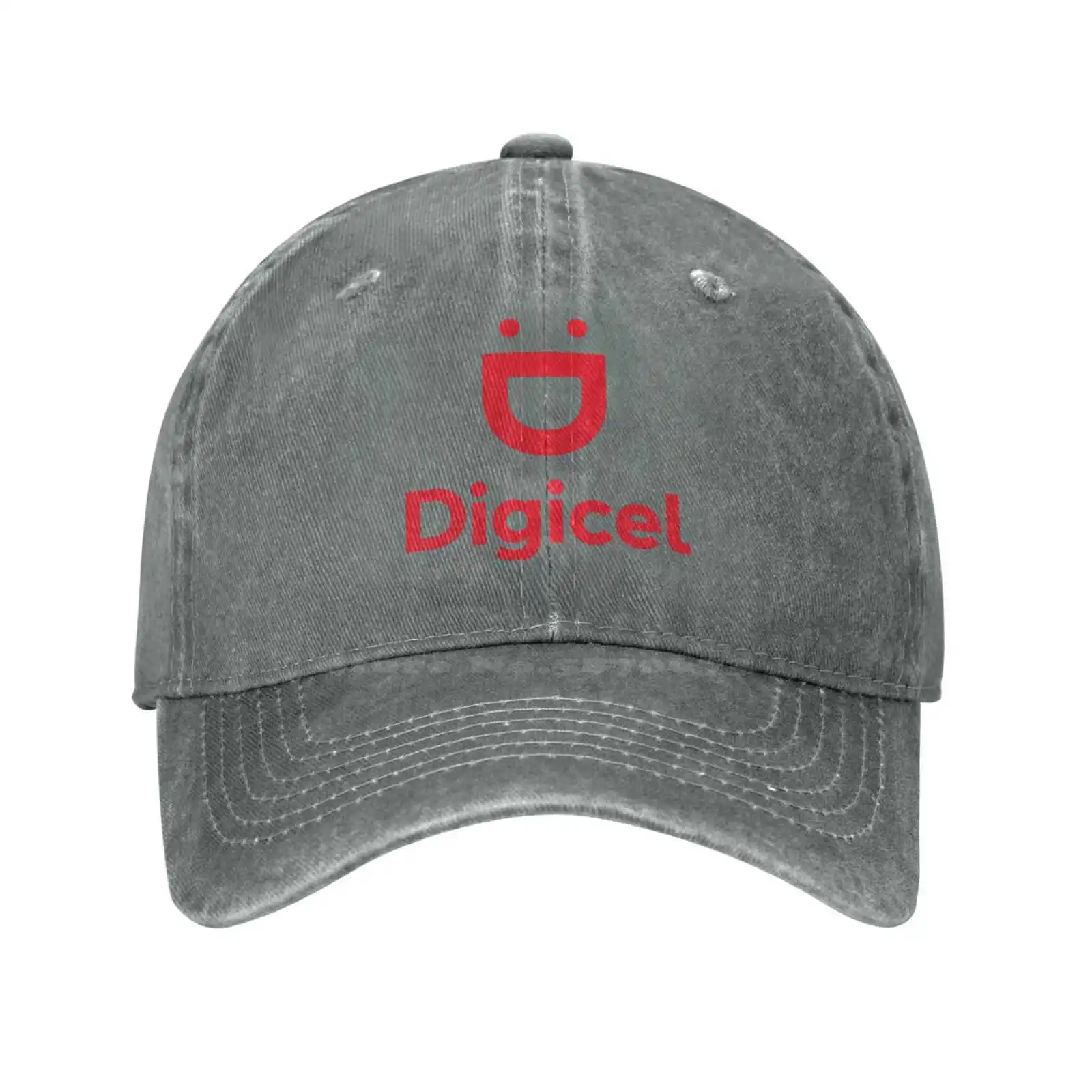 

Digicel Group Ltd. Повседневная джинсовая бейсболка с принтом логотипа