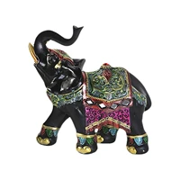 feng shui elephant figurines lucky wealth elephant in home and kitchen modern handcrafted ornaments good luck elegant elephant