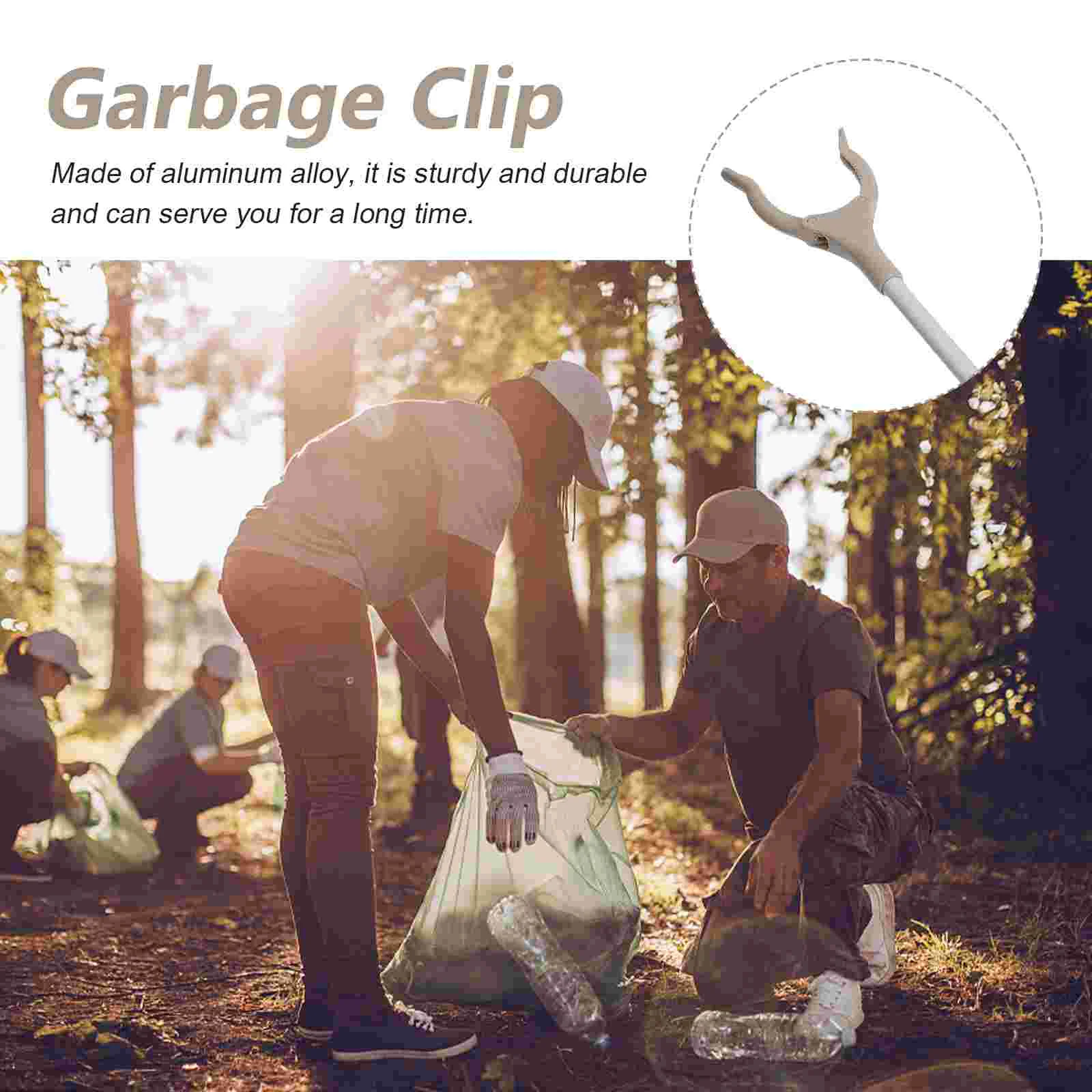 Grabber Нескользящий пикап Старший мусорный крючок Инструмент Abs Инженерный пластик