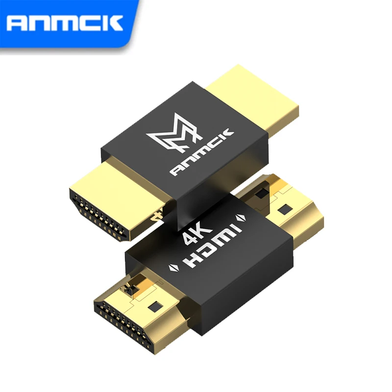 Переходник Anmck HDMI-HDMI Стандартный, удлинитель для видео, разветвитель для монитора компьютера проектора, переключатель 4K HDMI