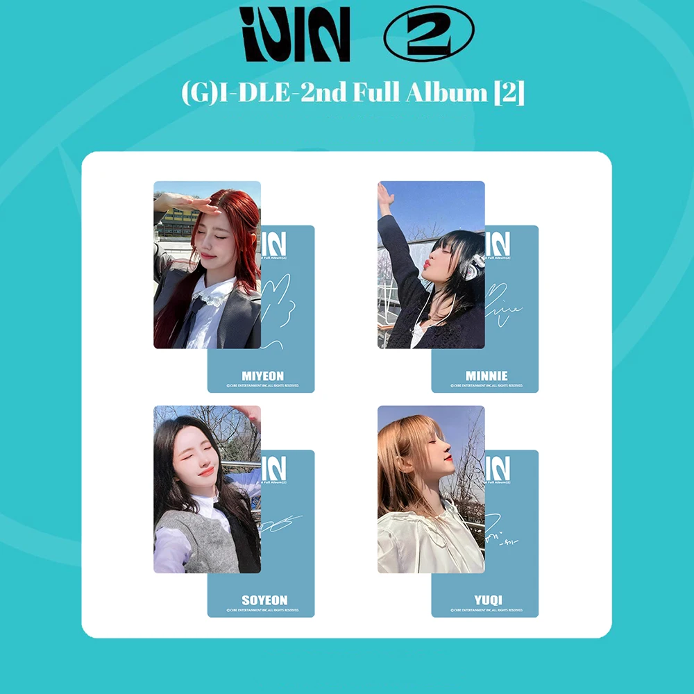 

GIDLE fate play song card Cho Mi Yeon YUQI SOYEON MINNIE маленькая карта