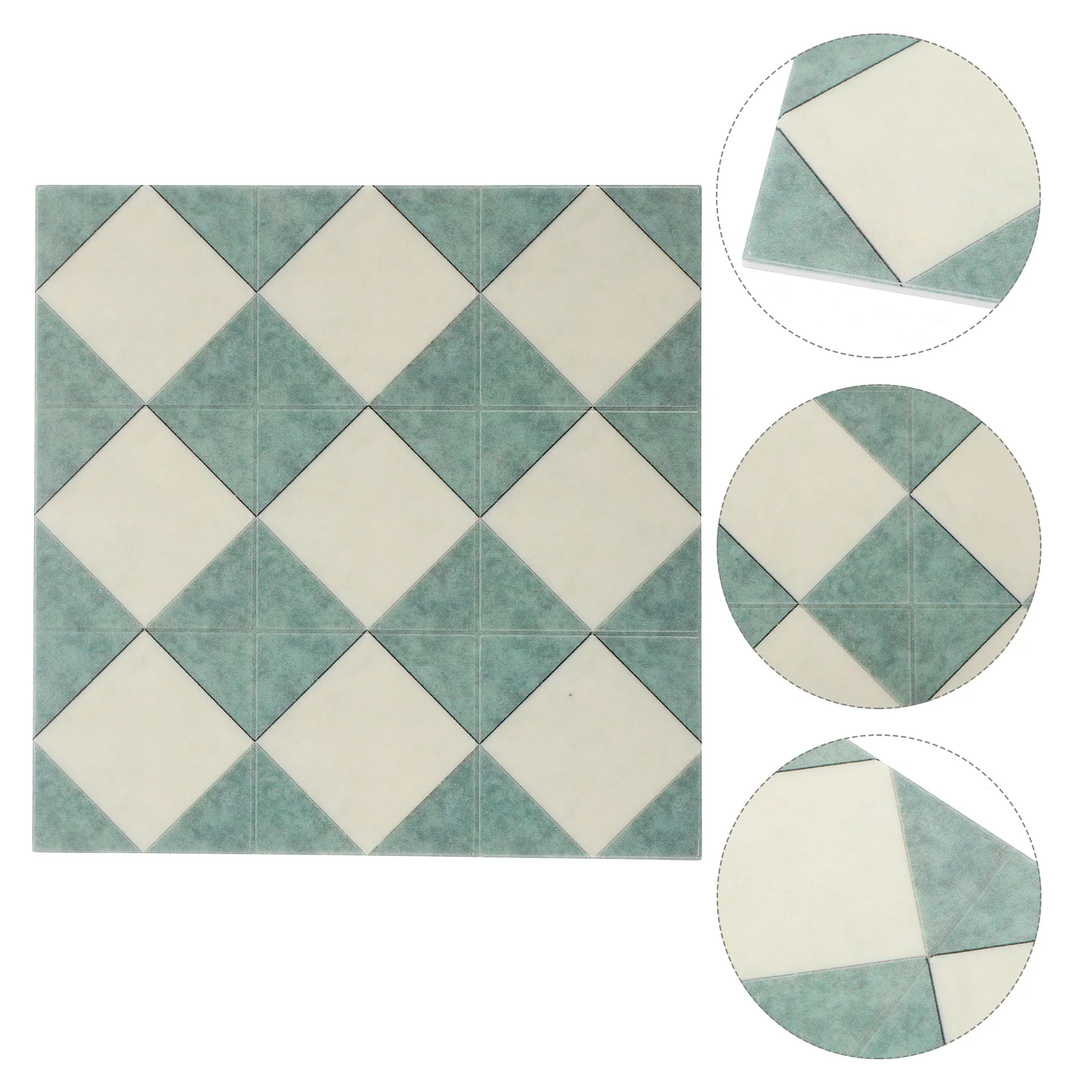 Модель Винтаж Кукольный Домик Пол Ретро Декор Обои Миниатюрные Доски Abs